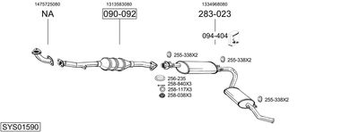 BOSAL SYS01590