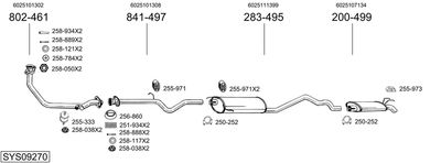 BOSAL SYS09270 BOSAL SYS09270