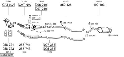 BOSAL SYS01024