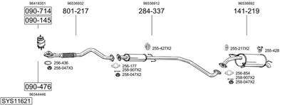 BOSAL SYS11621