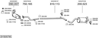 BOSAL SYS05795 BOSAL SYS05795