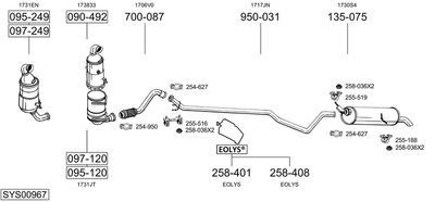 BOSAL SYS00967