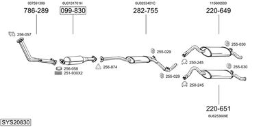 BOSAL SYS20830