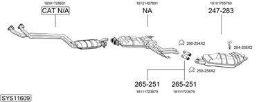 BOSAL SYS11609