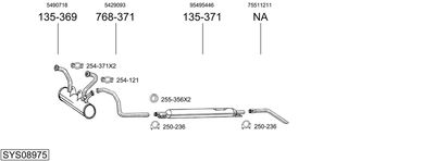 BOSAL SYS08975
