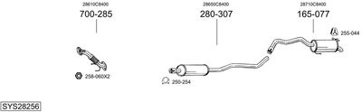 BOSAL SYS28256