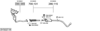 BOSAL SYS22719
