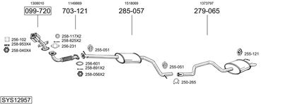 BOSAL SYS12957