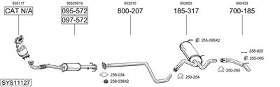 BOSAL SYS11127 BOSAL SYS11127