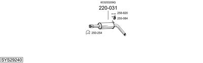BOSAL SYS29240 BOSAL SYS29240