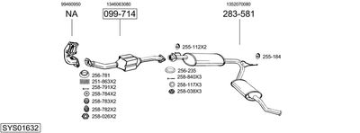 BOSAL SYS01632