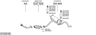 BOSAL SYS09199
