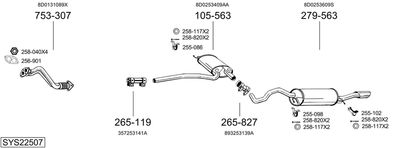 BOSAL SYS22507