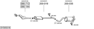 BOSAL SYS05318 BOSAL SYS05318