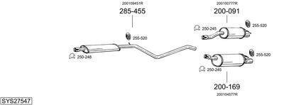 BOSAL SYS27547