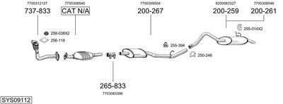 BOSAL SYS09112 BOSAL SYS09112