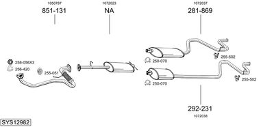 BOSAL SYS12982