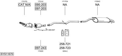 BOSAL SYS11670