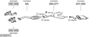 BOSAL SYS00751