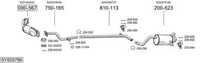 BOSAL SYS05796 BOSAL SYS05796