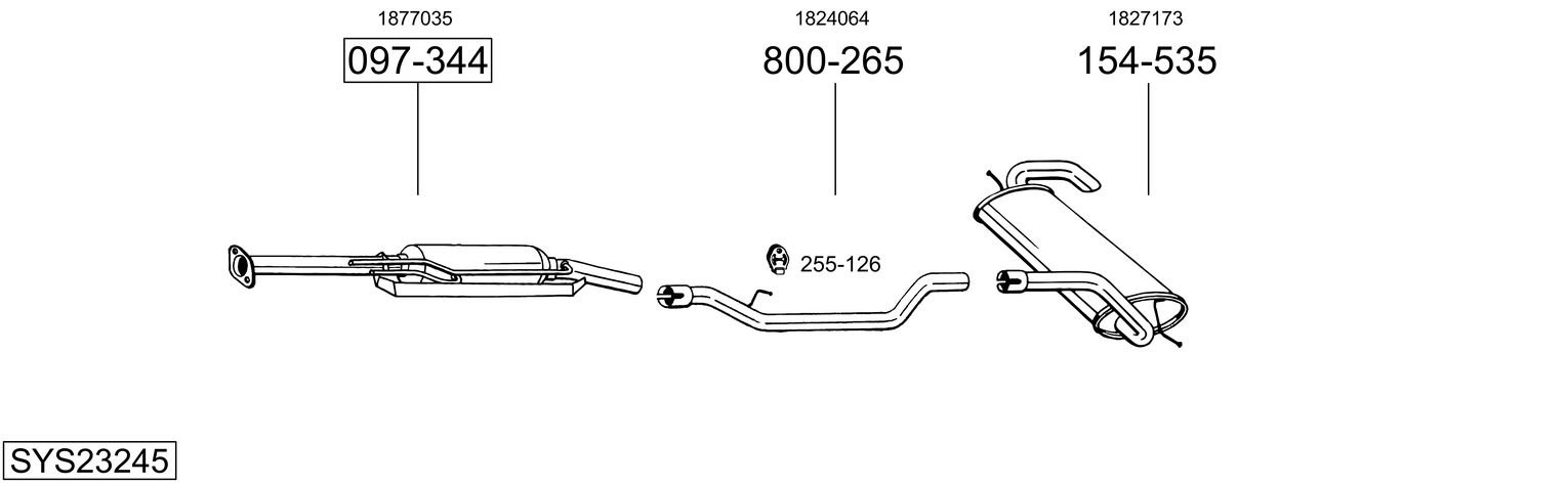 BOSAL SYS23245