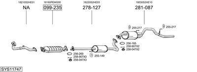 BOSAL SYS11747