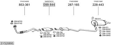 BOSAL SYS20895