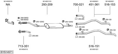 BOSAL SYS14571