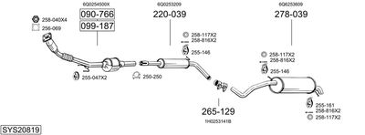 BOSAL SYS20819