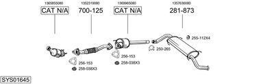 BOSAL SYS01645