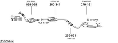 BOSAL SYS05649 BOSAL SYS05649