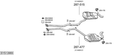 BOSAL SYS13969