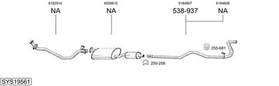 BOSAL SYS19561 BOSAL SYS19561