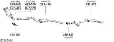 BOSAL SYS00514
