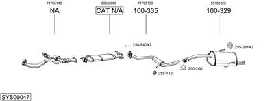 BOSAL SYS00047