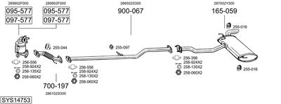 BOSAL SYS14753