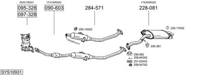 BOSAL SYS10931