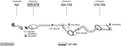 BOSAL SYS05459