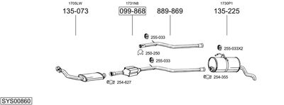 BOSAL SYS00860