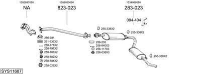 BOSAL SYS11687