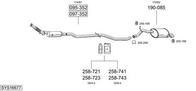 BOSAL SYS16677