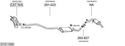 BOSAL SYS11599
