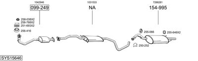 BOSAL SYS15646 BOSAL SYS15646