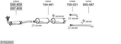 BOSAL SYS22003