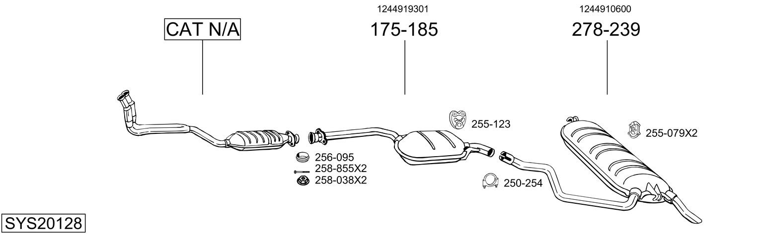 BOSAL SYS20128