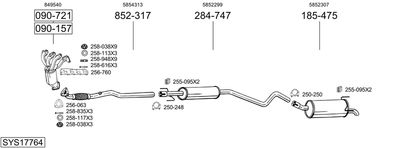 BOSAL SYS17764