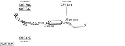 BOSAL SYS15073
