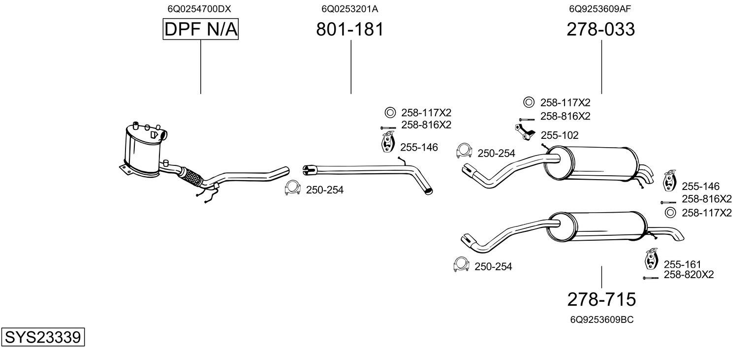 BOSAL SYS23339