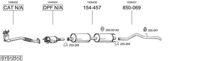 BOSAL SYS12512 BOSAL SYS12512