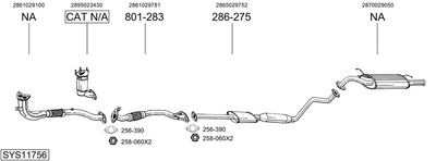 BOSAL SYS11756